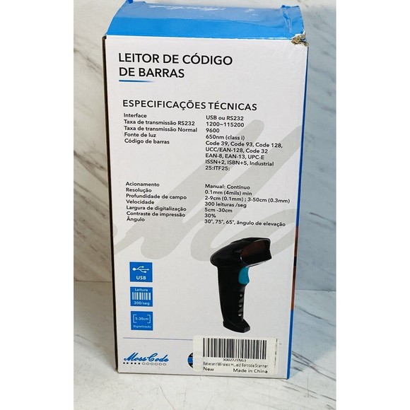 Moss Code Laser Barcode Scanner ( Missing Cable ) - Picture 3 of 3